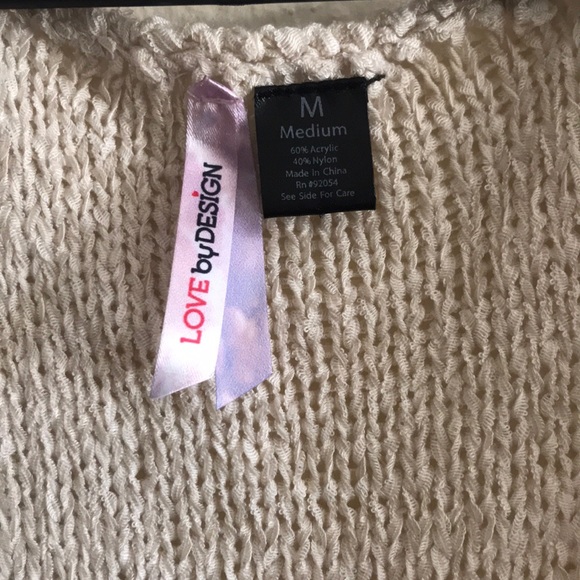 🕊Cream knit cardigan - Picture 3 of 4